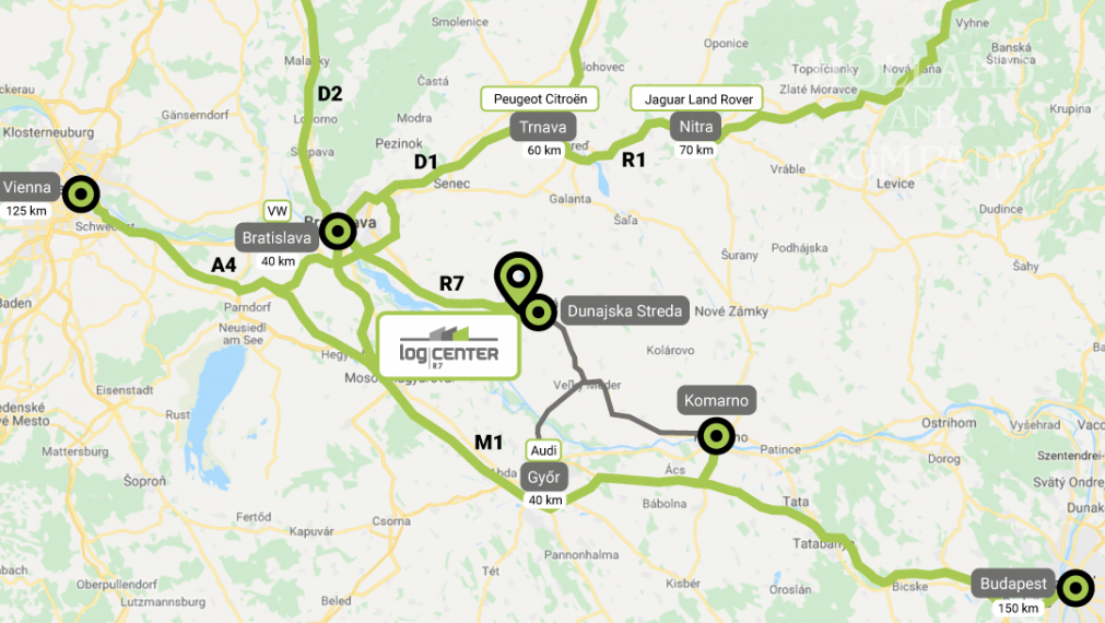 Warehouse Dunajská Streda 2.880 m2