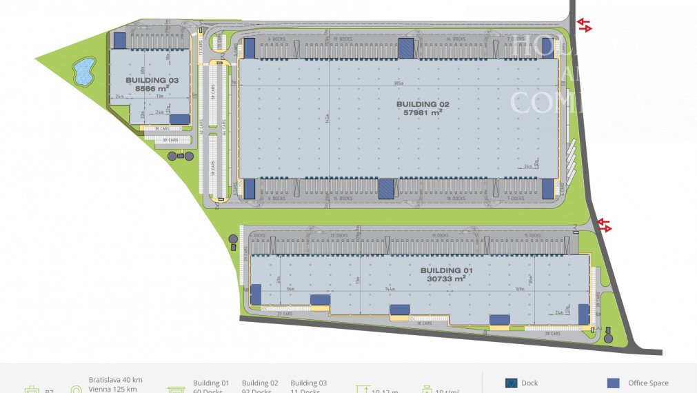 Warehouse Dunajská Streda 2.880 m2