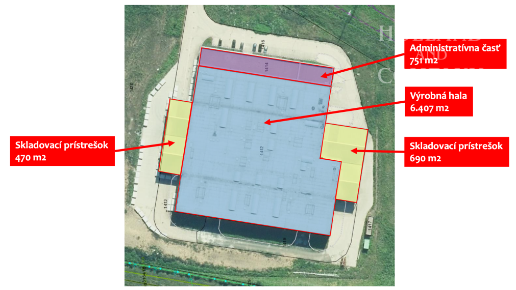 Industrial Hall for Sale in Prešov Záborské