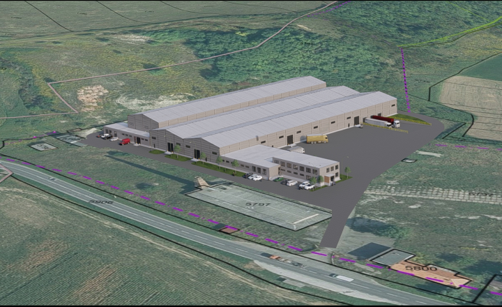 MODERNE PRODUKTIONS- UND LAGERHALLE | 11.000 m² in Gemer