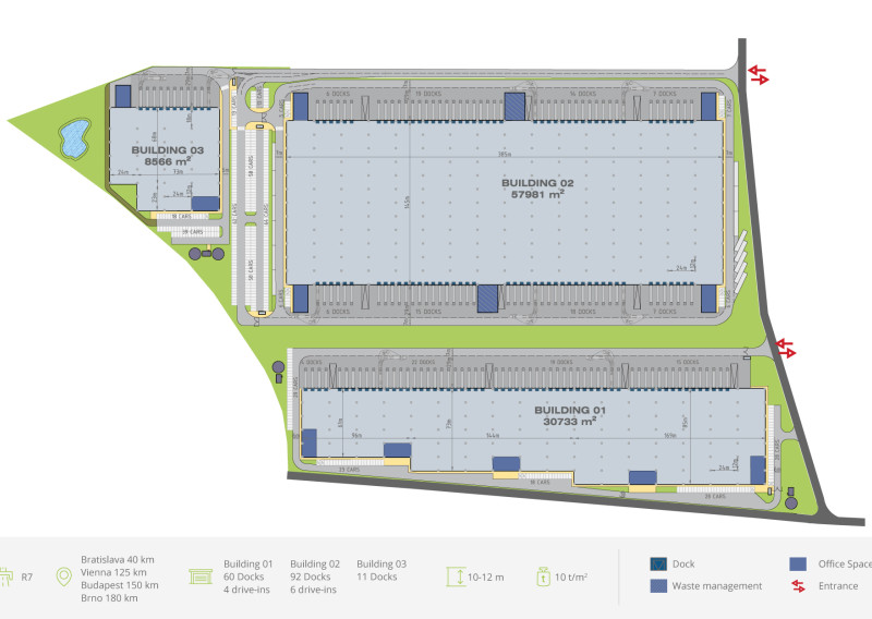 Warehouse Dunajská Streda 7000 m2